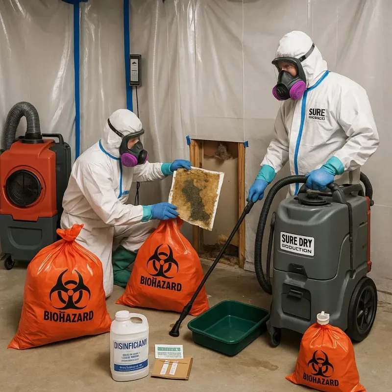 Contaminated Water Handling Protocols process in Mount Sterling, IL